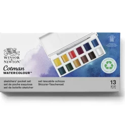 Suomalainen.com Akvarellivärilajitelma 12x1/2 värinappia Cotman W&N* Winsor & Newton|Värit