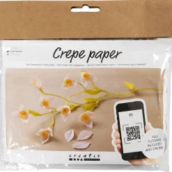 Creativ Company Askartelupakkaus kreppikukka kirsikan oksa* Paperiaskartelu|Askartelu