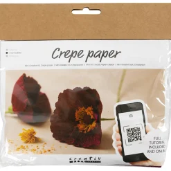 Creativ Company Askartelupakkaus kreppikukka unikko* Paperiaskartelu|Askartelu