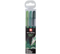 Geelikynä Sakura Metallic Forest 3 kpl 0.4 mm