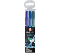Geelikynä Sakura Moonlight Ocean 3 kpl 0.4 mm