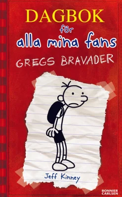 Bonnier Carlsen Gregs bravader* Ruotsinkieliset Kirjat|Lastenkirjat
