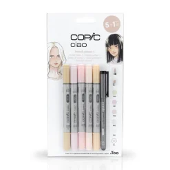 Suomalainen.com Huopakynä Copic Ciao 5+1 Potrait I lajitelma* Copic Huopakynät|Aikuisten Värityskirjat Ja Värikynät