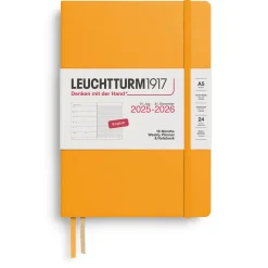 Concess Nordic AB Kalenteri 2025-2026 18kk A5 Weekly+muistikirja Rising Sun Leuchtturm1917 kovak.* Kalenterit|Leuchtturm1917 -Muistikirjat