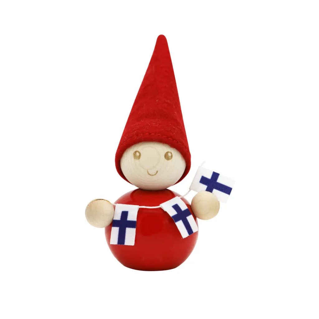 Aarikka Koriste Tonttu Suomen lippu* Lahjatavarat|Tavarat