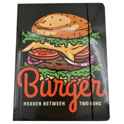 Akowest Oy Kulmalukkokansio A4 Burger Feast* Kansiot Ja Säilytys