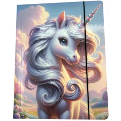 Akowest Oy Kulmalukkokansio A4 Unicorn Galaxy* Kansiot Ja Säilytys