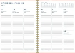 Ajasto Kuviot 2025-2026 (lukuvuosikalenteri)* Kalenterit|Tuunaa Kalenterisi