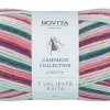 Lanka Novita 7 Veljestä Raita 100 g 977 pastellikaari