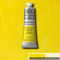 Öljyväri 37ml 346 Lemon yellow hue W&N Winton