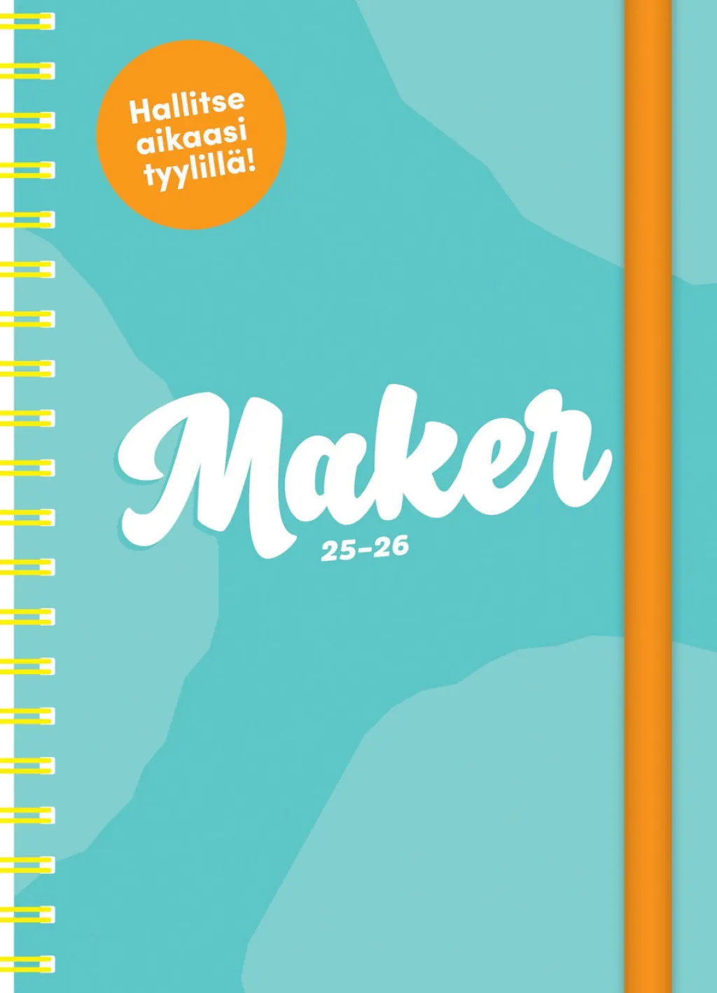 Ajasto Maker 2025-2026 (lukuvuosikalenteri)* Kalenterit|Opiskelutarvikkeet