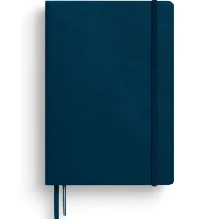 Muistikirja A5 Leuchtturm1917 Hard Deep Sea ruled, kovakantinen viivallinen