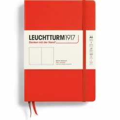 Concess Nordic Ab Muistikirja A5 Leuchtturm1917 Hard Plain Lobster, kovakantinen blanco* Leuchtturm1917 -Muistikirjat