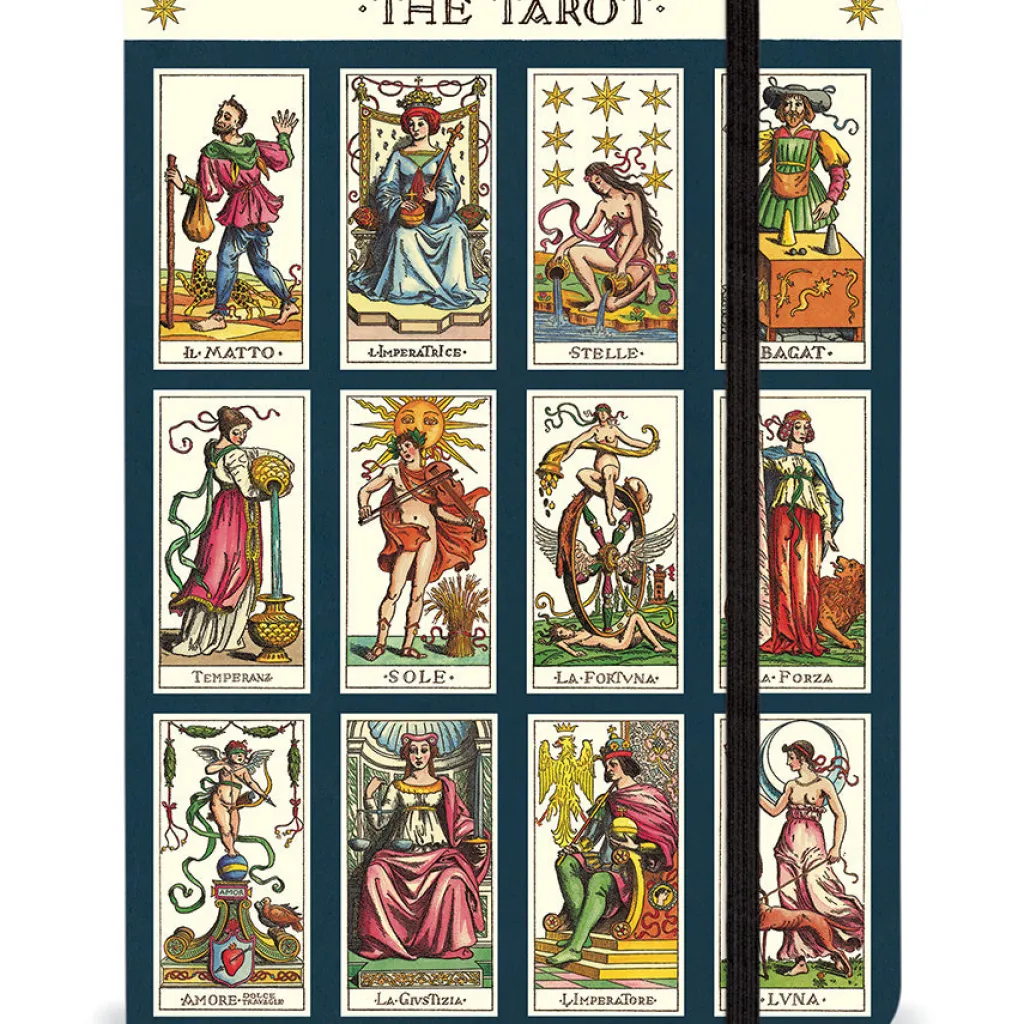 Cavallini Papers & Co., INC. Muistikirja Tarot Cavallini* Opiskelutarvikkeet|Päiväkirjat Ja Ystäväkirjat