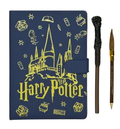Akowest Oy Päiväkirjasetti A5 Harry Potter, päiväkirja taikasauva kuulakärkikynä & “noidan luuta” lyijykynä* Päiväkirjat Ja Ystäväkirjat