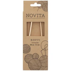 Novita Pyöröpuikko Koivu 100cm 3,5* Uutta Käsitöihin, Käsityökirjauutuudet|Uutta Käsitöihin, Käsityökirjauutuudet