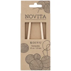Novita Oy Pyöröpuikko Novita koivu 40cm 5.0* Askartelu|Puikot Ja Virkkuukoukut