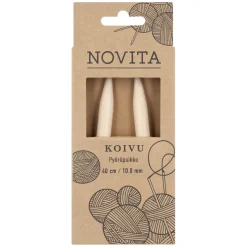 Novita Pyöröpuikko koivu 40cm 10.0 Chunky-langoille* Uutta Käsitöihin, Käsityökirjauutuudet|Uutta Käsitöihin, Käsityökirjauutuudet