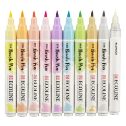 Sivellintussit 10 kpl Ecoline Pastel