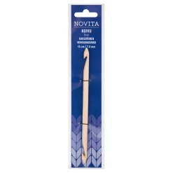 Virkkuukoukku kaksipäinen Novita 7.0 mm koivu